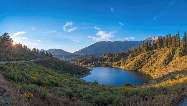 Mountain getaway at Frey: nature, water, and stunning views for travelers