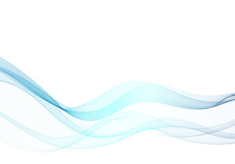 Dynamic waves of blue color symbolize flow of data, energy, and technology. Eps 10