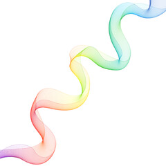 Elegant horizontal energy flow for futuristic and technology-related backgrounds. Eps 10