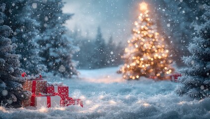 Festive Holiday Scene