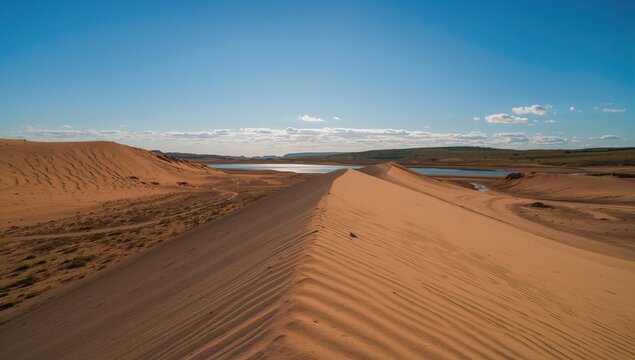 Largest sandy desert in the Silesia area