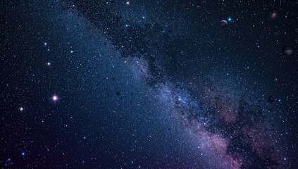 Fototapeta premium Actual celestial bodies in the cosmos