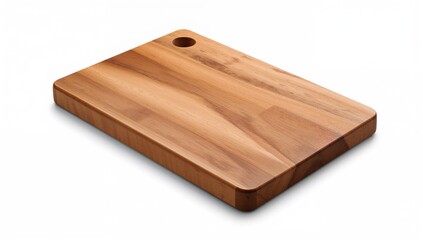 Cutting board on a white background