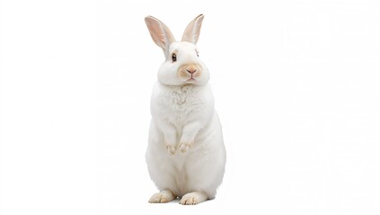 Obraz premium Giant pale bunny