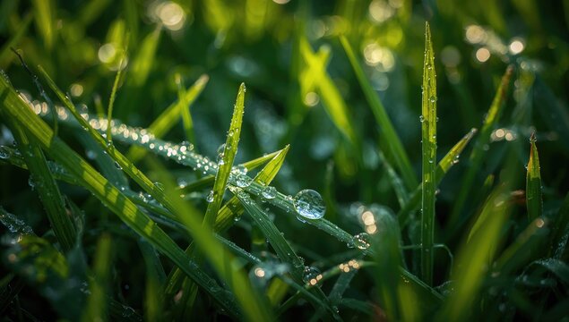 Dawn droplets