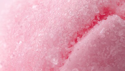 Detailed view of a soft, pastel-colored marshmallow showcasing its airy and tender consistency