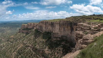 Breathtaking rock formations found on the southwestern border of a picturesque area