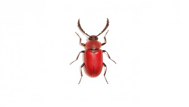 Visual texture of red beetles