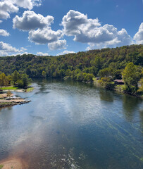 l White River in Cotter, AR