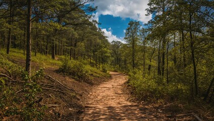 Fototapeta premium Uncommon woodland found in the Himalayas