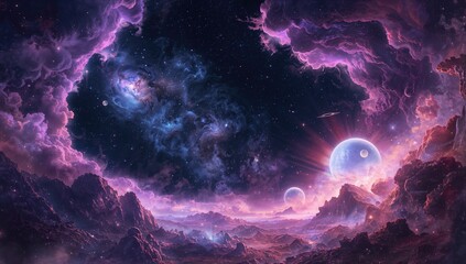 Cosmic clouds, star systems, and star patterns