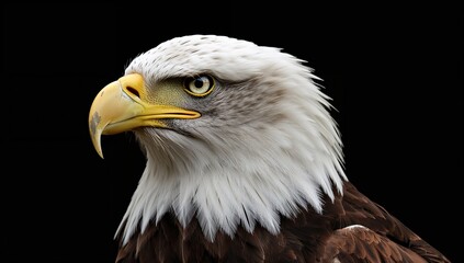 Obraz premium A juvenile imperial eagle captured in this photo, belonging to the species Aquila adalberti, commonly referred to as the Iberian or Adalberts eagle.