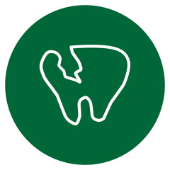 Ederly Care Icon Hand Drawn