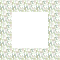 Watercolor  frame with flowers. Decorative wreath with hand-drawn flowers is ideal for making birthday cards and invitations