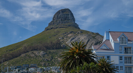 Lion's Head ist Teil vom Table Mountain National Park an der Atlantikküste in Kapstadt Südafrika