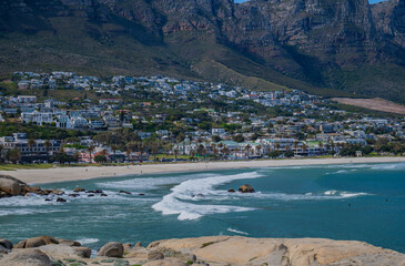 Camps Bay ist ein Vorort von Kapstadt Südafrika