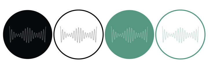 Music wave line sound one noise icon audio frequency signal podcast radio sound wave volume hand art. sound wave Effect. sound and audio waves Volume wave Waves of the equalizer. Vibrant frequency bar