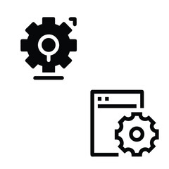 gear icon set