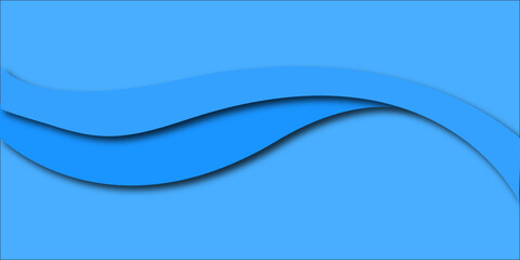 Abstract blue wave background design