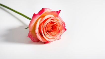 Festive celebration depicted with vibrant roses on a white background