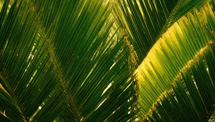 Obraz premium Leaves of a palm tree