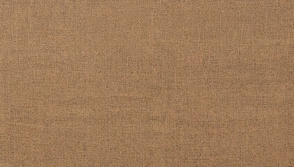 Fototapeta premium Coarse vintage burlap texture in brown linen fabric as a backdrop