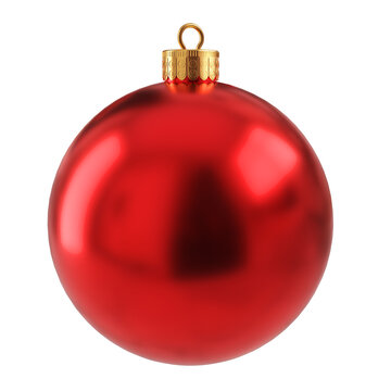 Christmas ball decorations holiday Christmas tree elegant shiny red