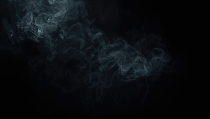 A dark, smoky background