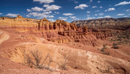 Mineral Accumulations on Dry Sandstone in a Desert National Monument