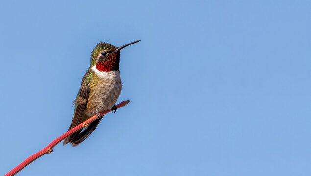 A tiny hummingbird native to arid regions of the southwestern North American deserts and Baja Peninsula.