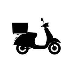 Obraz premium Swift scooter delivery icon for fast service, perfect for restaurant and courier businesses