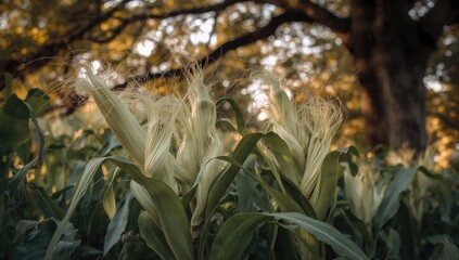 Obraz premium Immature Baby Corn