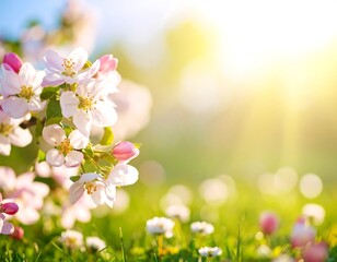 Spring blossoms in sunlight (2)