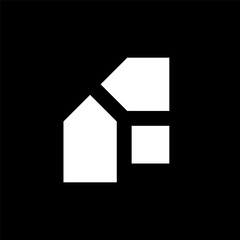 F house minimal abstract logo design