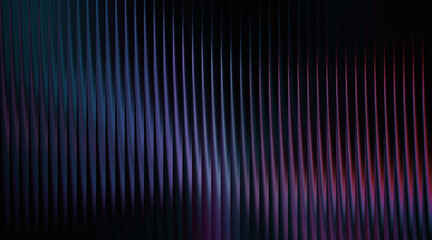 Abstract dark background with vertical lines and colorful gradient effect