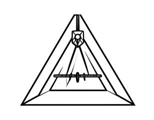 vector illustration of a sketch 