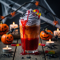 Thai Tea Halloween Theme