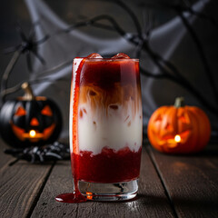 Thai Tea Halloween Theme