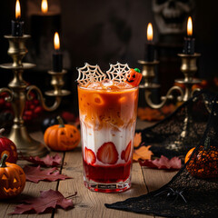 Thai Tea Halloween Theme