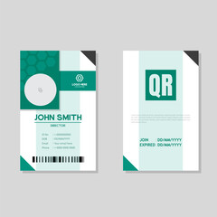 Obraz premium Creative identity card design template. Ready for print.