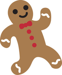 gingerbread man vector