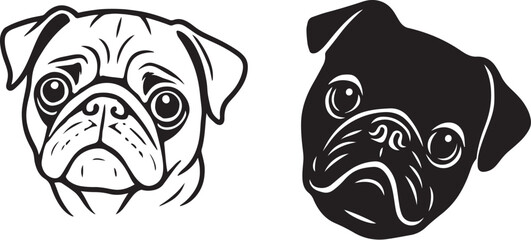 Pugs vector