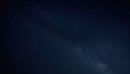 Fototapeta premium Night sky illuminated by the Milky Way galaxy