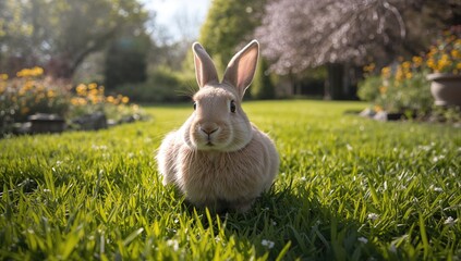 The common rabbit species known as Oryctolagus cuniculus