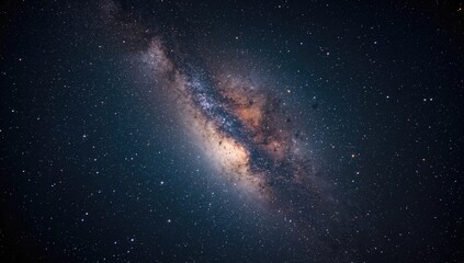 Night sky filled with stars over an abstract backdrop