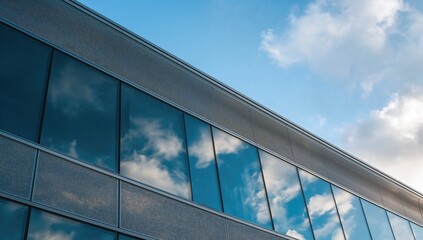Obraz premium Contemporary commercial building exterior