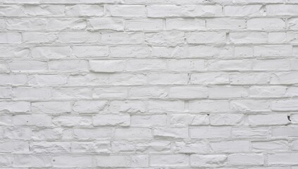 White brick wall textured background