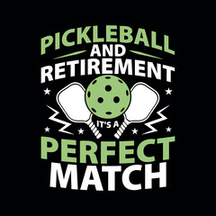 Funny pickleball retirement gift perfect match saying for seniors and players