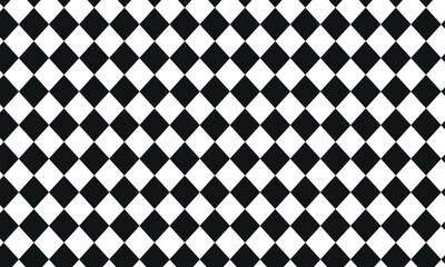 Vector art of black and white diamond pattern background