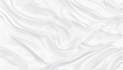 Obraz premium Smooth white texture featuring undulating lines for interior wall decoration